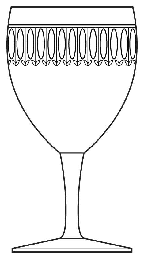 Cut 850 Water Goblet by Bryce-1