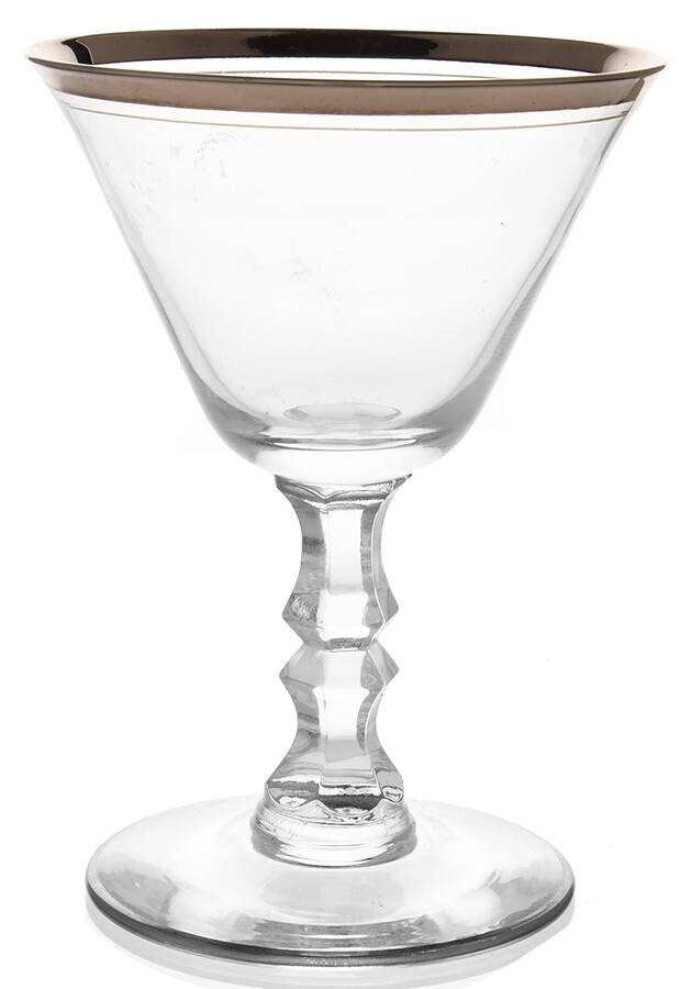 Debut (Platinum Trim) Cordial Glass by Bryce-1