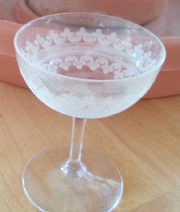 Etch 327 Champagne/Tall Sherbet by Bryce-1