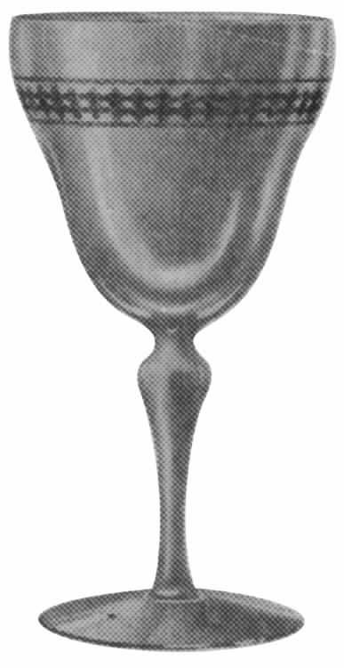 Etch 425-1 Water Goblet by Bryce-1