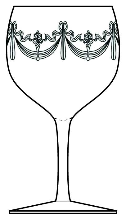 Etch 445 Water Goblet by Bryce-1