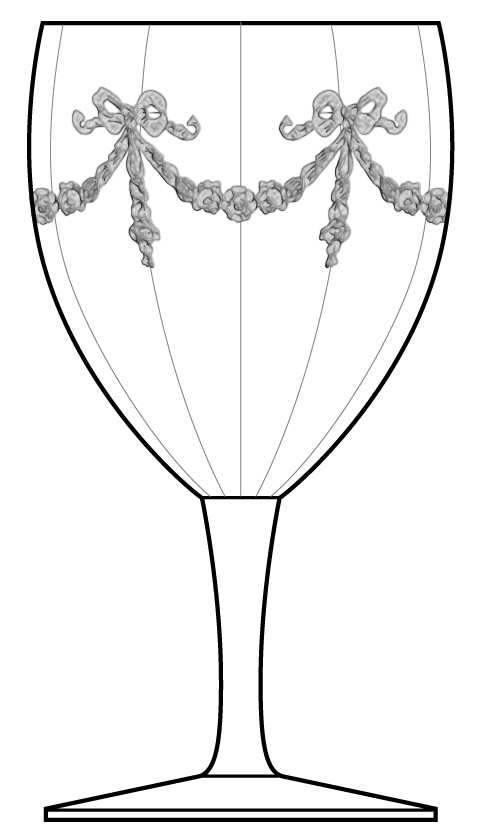 Etch 500-2 Water Goblet by Bryce-1