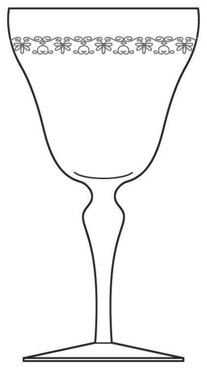Etch 510 Water Goblet by Bryce-1