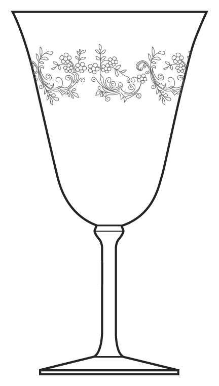 Etch 515 Water Goblet by Bryce-1