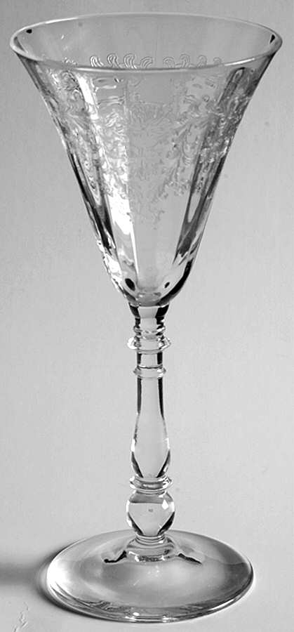 Fern Leaf (Stem 854, Etched) Sherry Glass by Bryce-1