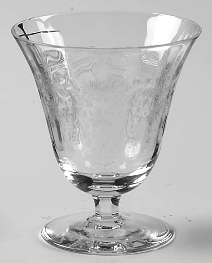 Fern Leaf (Stem 854, Etched) Oyster or Fruit Cocktail by Bryce-1