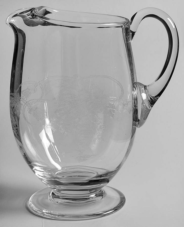 Thistle Pitcher by Bohemia Crystalex-1