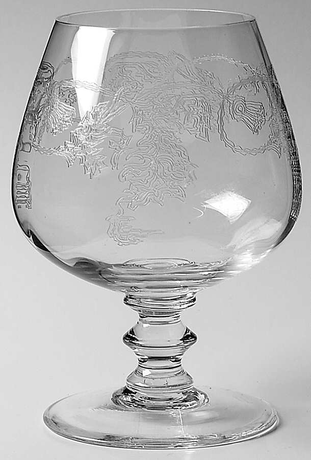 Thistle Brandy Glass by Bohemia Crystalex-1