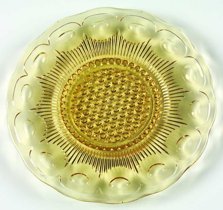 St Genevieve Amber Bread & Butter Plate by Bartlett Collins-1