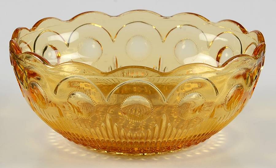 St Genevieve Amber Small Fruit Dessert Bowl by Bartlett Collins-1