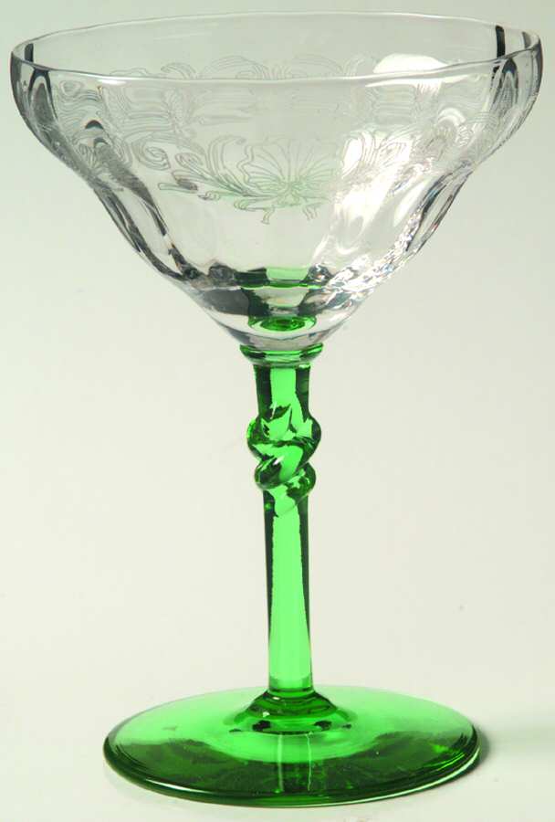 Etch 390 Green Champagne/Tall Sherbet by Bryce-1