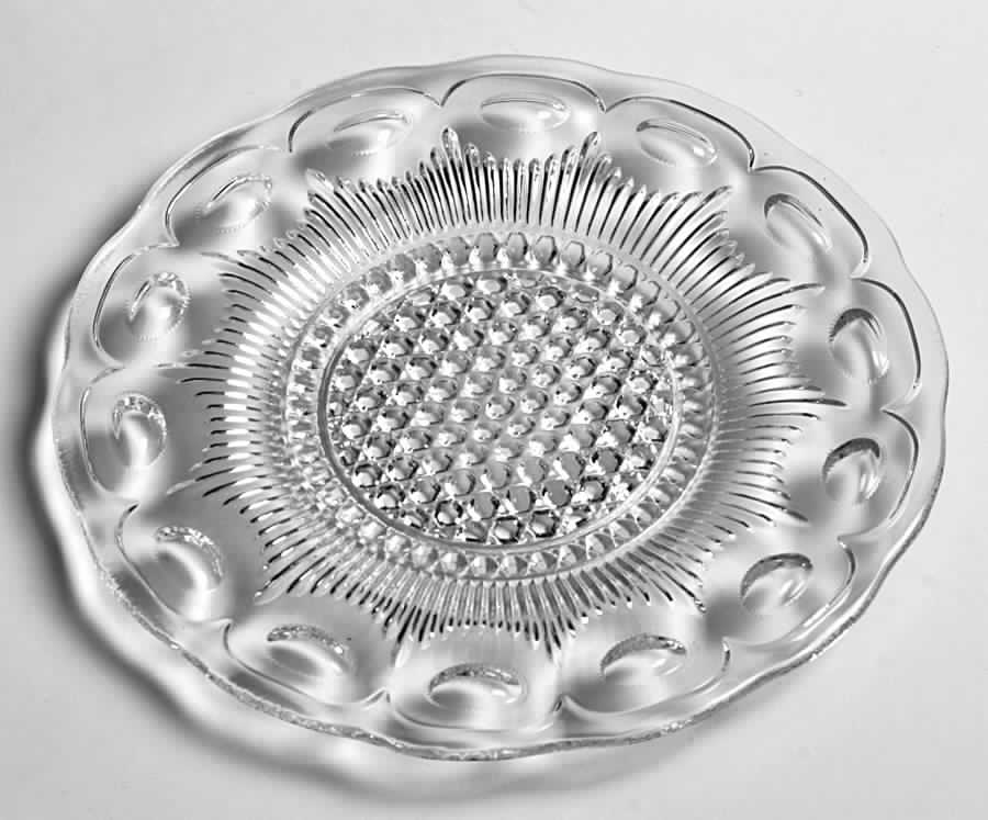 St Genevieve Clear (No Trim) Bread & Butter Plate by Bartlett Collins-1