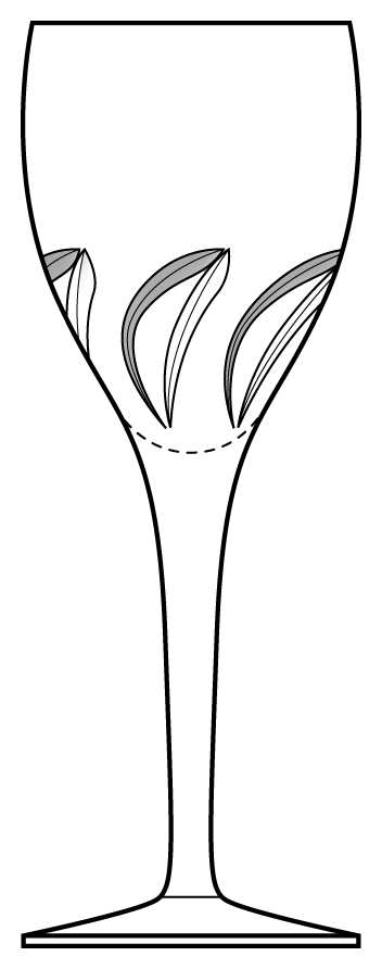 Edelweiss Water Goblet by Belfor-1