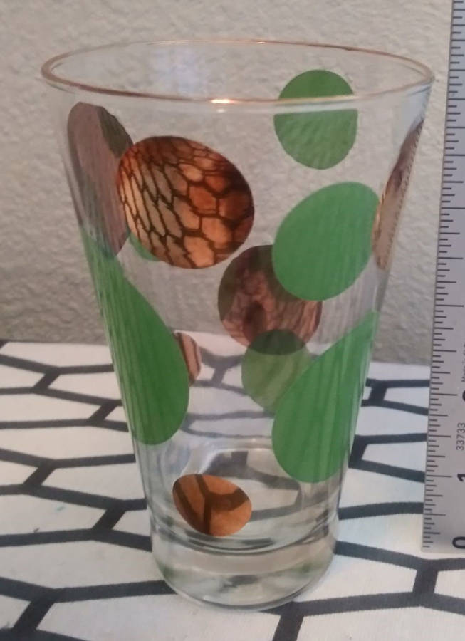 Eclipse Green Flat Tumbler by Bartlett Collins-1