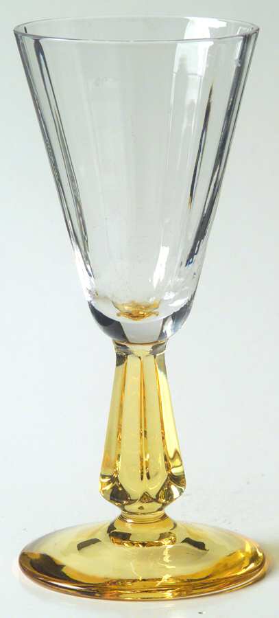 Holiday Yellow (Stem H2) Sherry Glass by Bryce-1