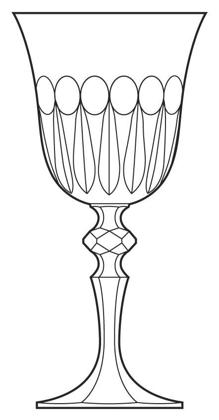BOC28 Water Goblet by Bohemia Crystalex-1