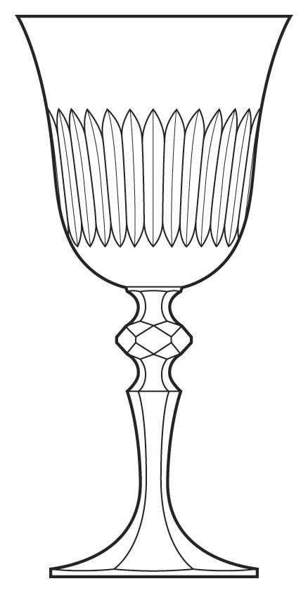 BOC30 Water Goblet by Bohemia Crystal-1