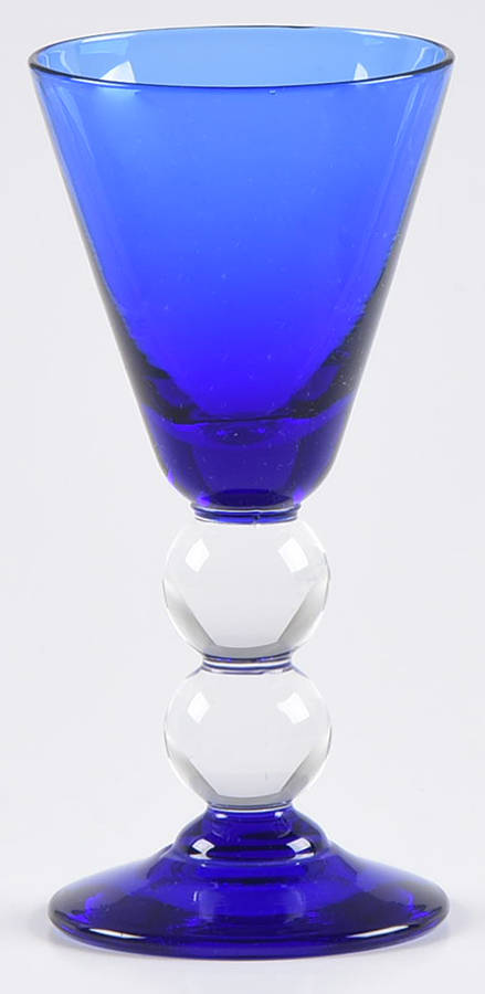 737 Cobalt Cordial Glass by Bryce-1