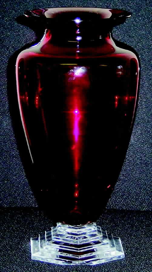 Orsay Ruby 8" Flower Vase by Baccarat-1