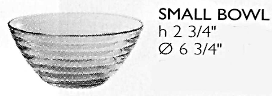 Viva 6" Round Bowl by Bormioli Rocco-1