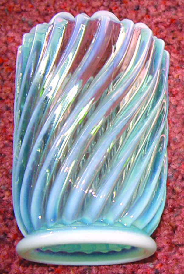 Beatty Swirl Blue Opalescent Open Sugar by Beatty-1