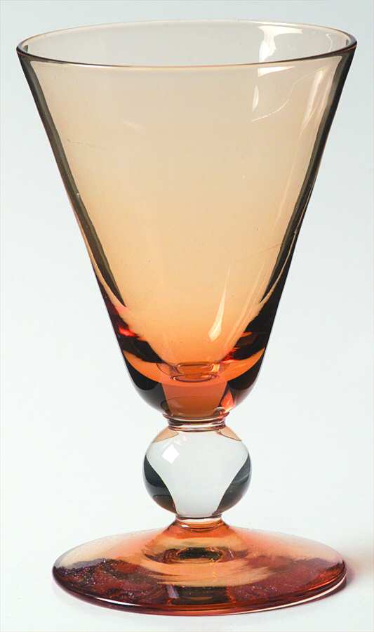 737 Amber 4 Oz Footed Tumbler by Bryce-1