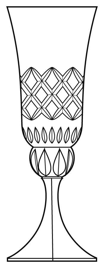 BAC22 Fluted Champagne by Baccarat-1