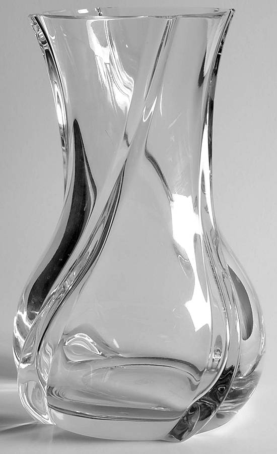 Serpentin 10" Flower Vase by Baccarat-1