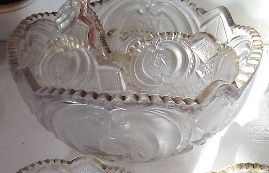 Circular Saw (Gold Trim) Small Fruit Dessert Bowl by Beaumont-1