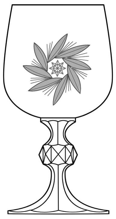 BOC90 Water Goblet by Bohemia Crystal-1
