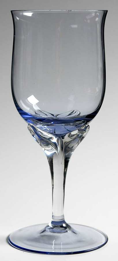Leaf Fantasy Lilac Water Goblet by Blefeld-1