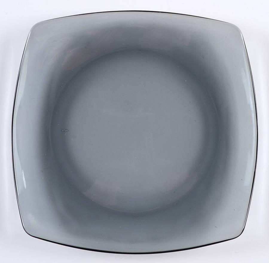 Eclissi Gray Dessert Plate by Bormioli Rocco-1