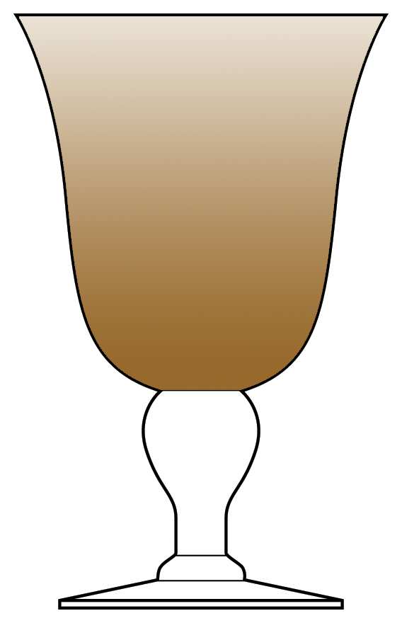 Siena Amber Water Goblet by Ballard Design Cryst-1