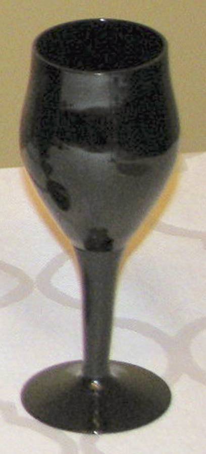 Midnight Lace Cordial Glass by Belkraft Crystal-1