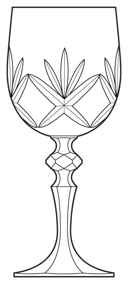 BOC99 Wine Glass by Bohemia Crystalex-1
