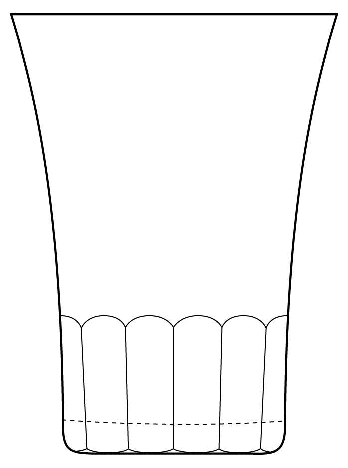 Amalfi Flat Tumbler by Bormioli Rocco-1