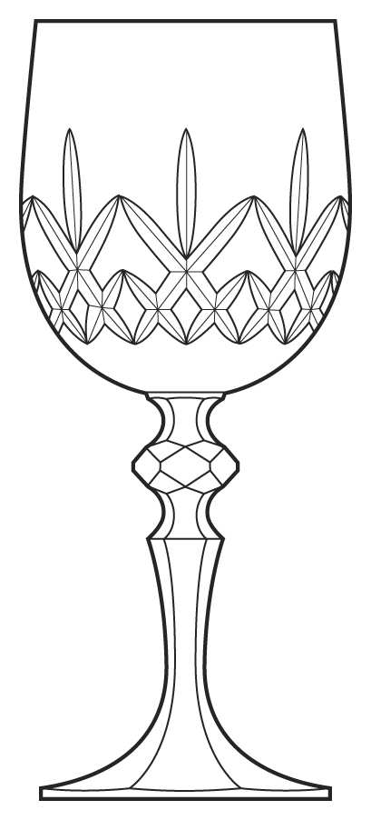 BOC111 Wine Glass by Bohemia Crystalex-1