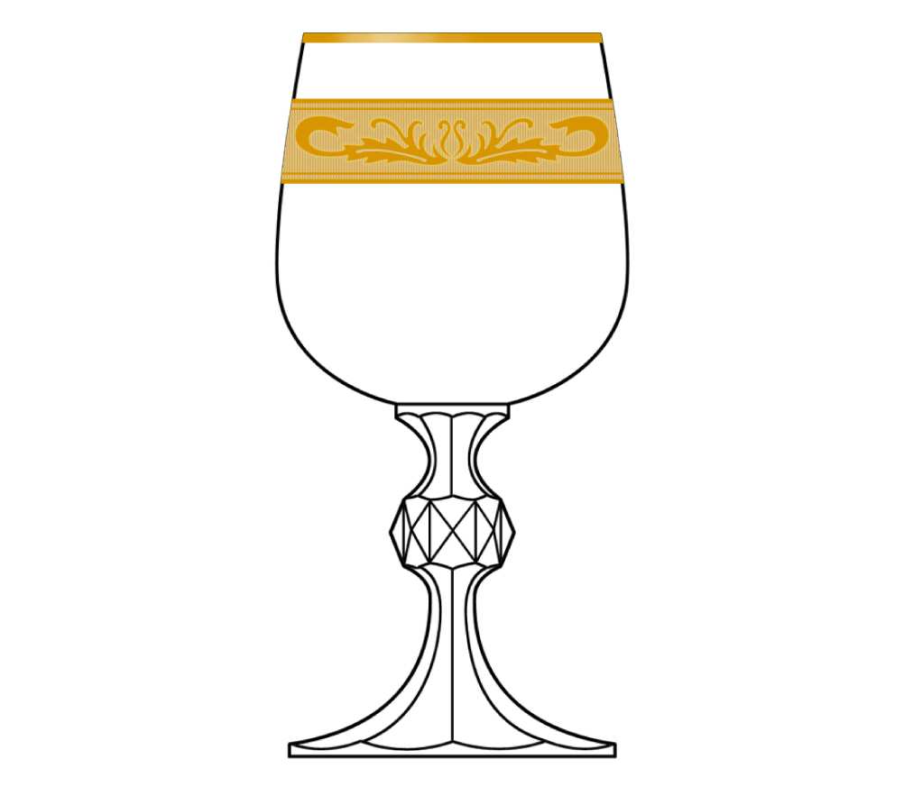 BOC118 Water Goblet by Bohemia Crystal-1