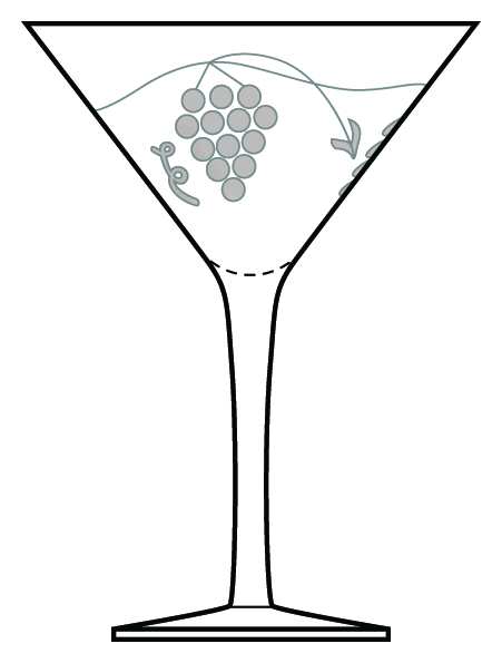 Grappa Martini Glass by Bar Essentials-1