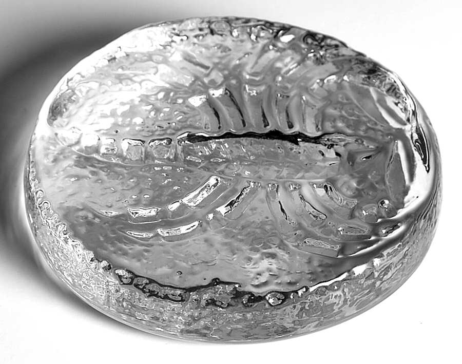 Zodiac Paperweight Collection Clear Scorpio Paperweight by Blenko-1