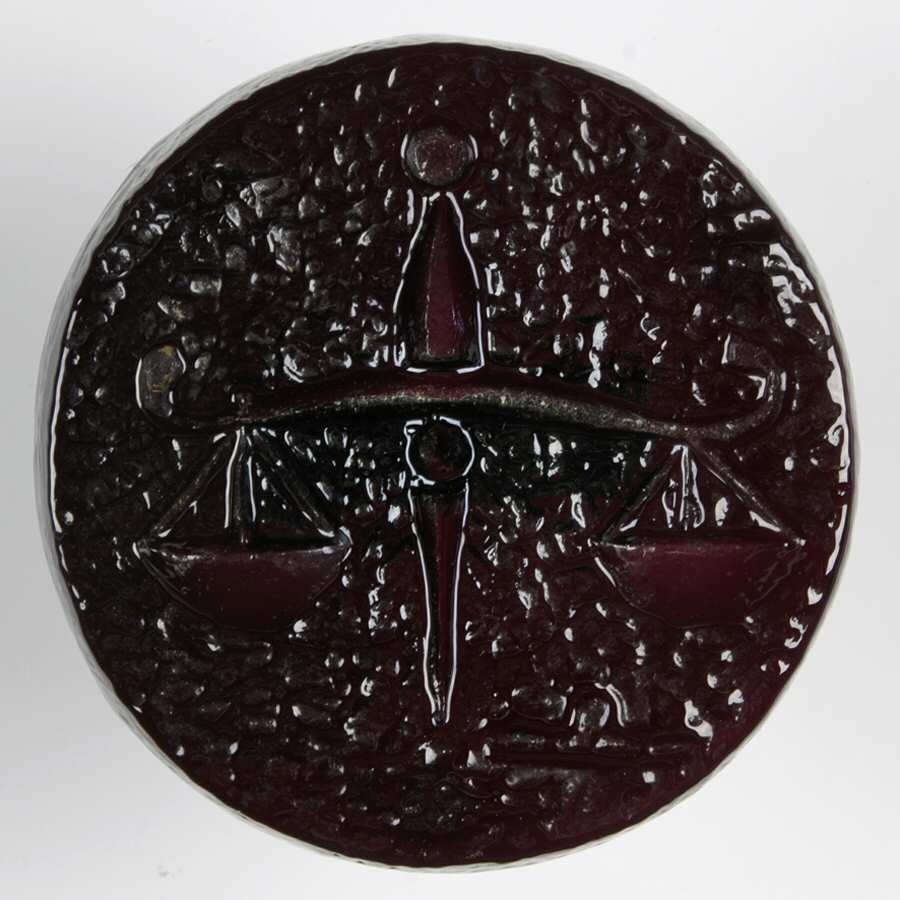 Zodiac Paperweight Collection Libra Paperweight by Blenko-1