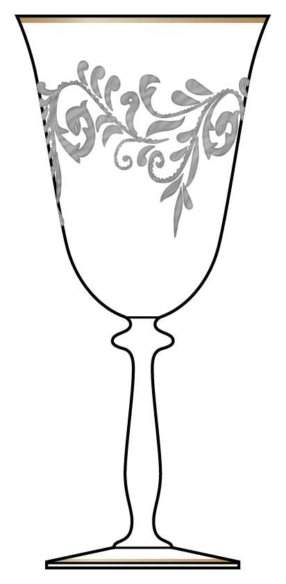 BOC131 Water Goblet by Bohemia Crystal-1