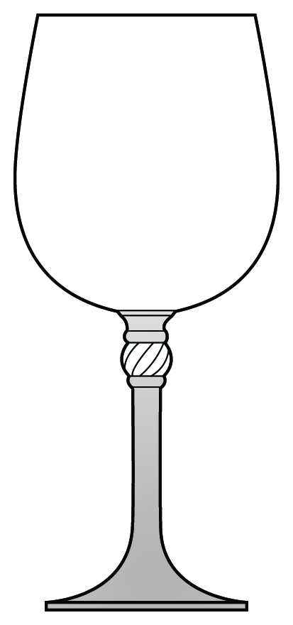 Diamond-Frosted Water Goblet by Bohemia Crystal-1
