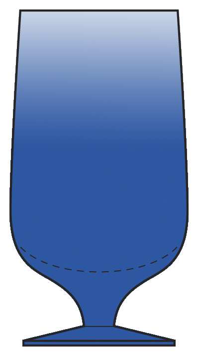 Futura Blue Water Goblet by Bryce-1