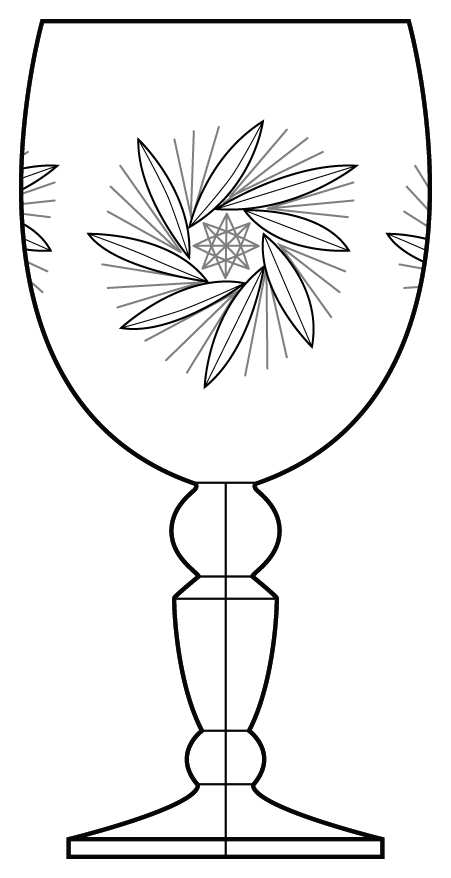 Olympia Water Goblet by Bohemia Crystal-1