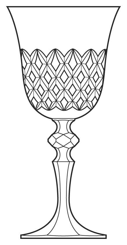 BOC140 Water Goblet by Bohemia Crystal-1