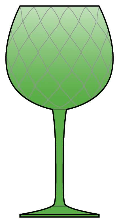 Ivy Green Water Goblet by Bryce-1