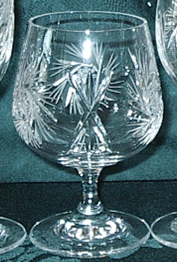 Nicole (Curved Arches) Brandy Glass by Bohemia Crystalex-1