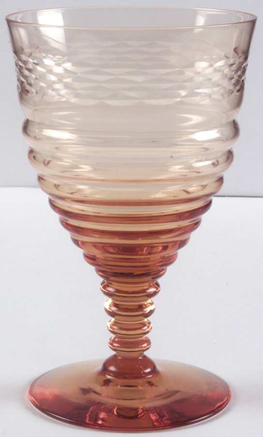 BRY20 Amber Water Goblet by Bryce-1