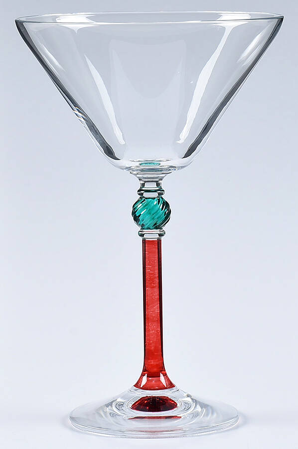 Diamond Martini Glass by Bohemia Crystal-1